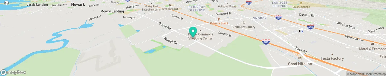 ev charging station on the map