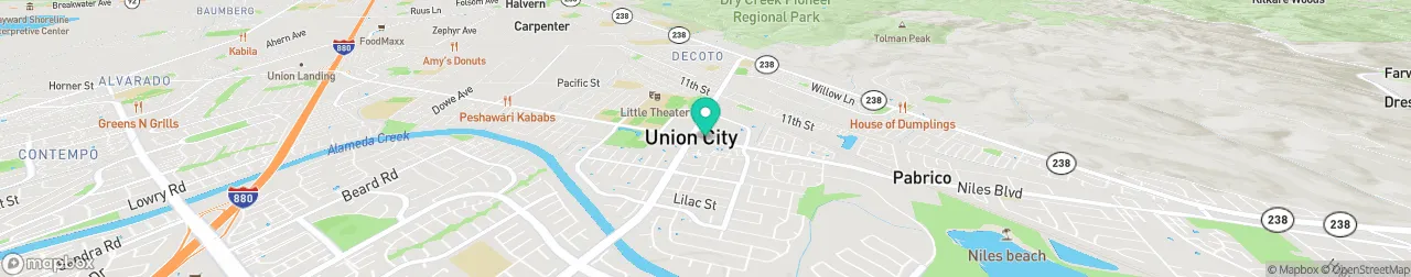 borne de recharge sur la carte