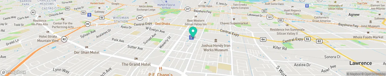 ev charging station on the map