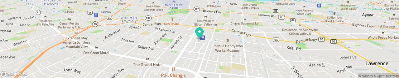 ev charging station on the map