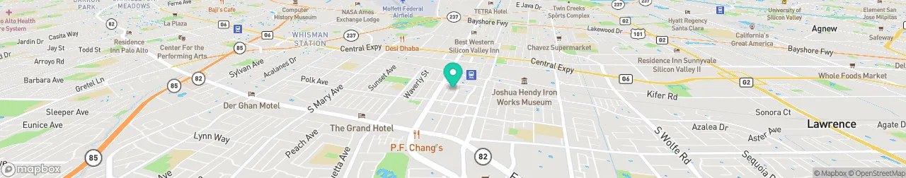 ev charging station on the map