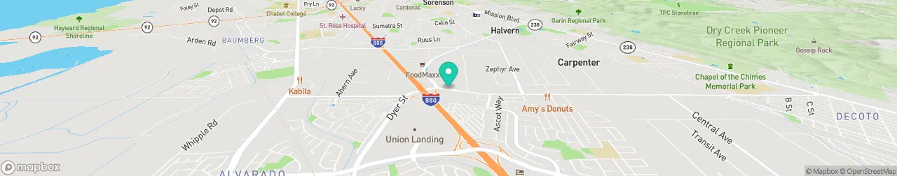 borne de recharge sur la carte