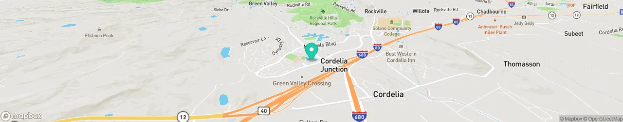 borne de recharge sur la carte