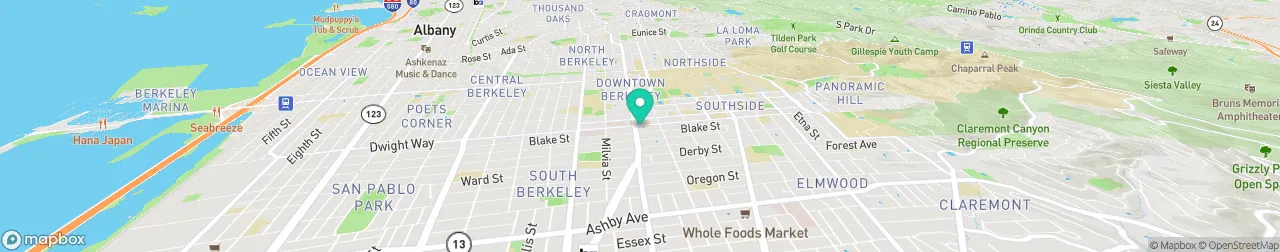 borne de recharge sur la carte