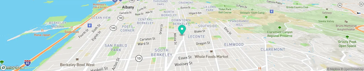 borne de recharge sur la carte