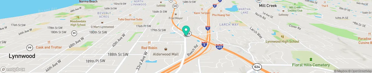 ev charging station on the map