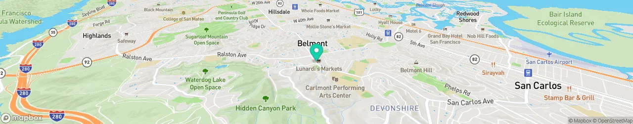 borne de recharge sur la carte