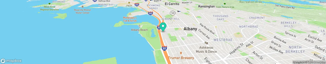 borne de recharge sur la carte