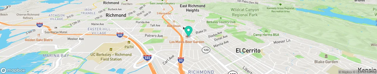 borne de recharge sur la carte