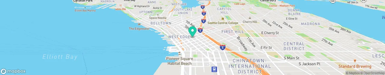 borne de recharge sur la carte