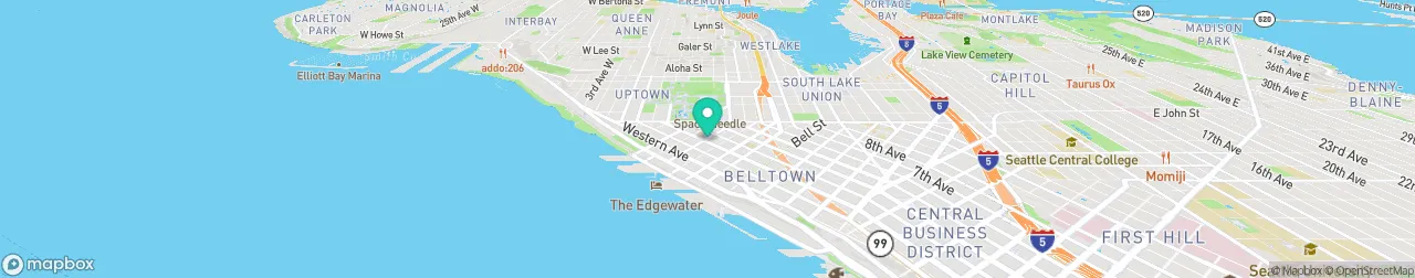 borne de recharge sur la carte