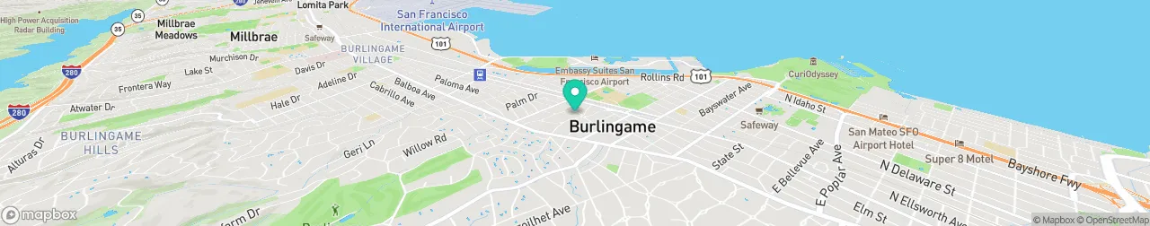 borne de recharge sur la carte