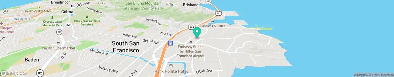 borne de recharge sur la carte