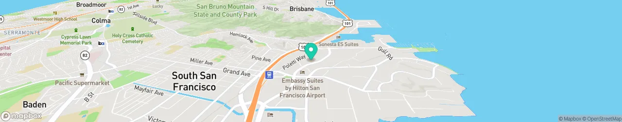 borne de recharge sur la carte