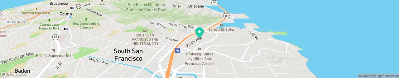 borne de recharge sur la carte