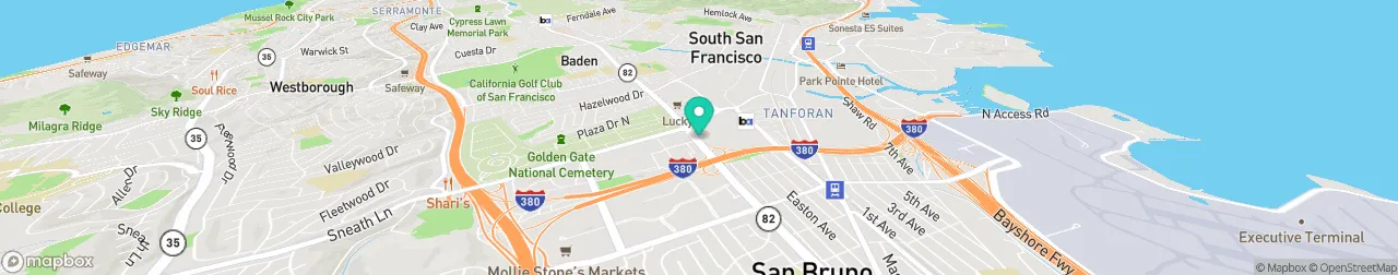 borne de recharge sur la carte