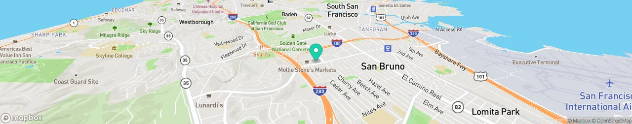 borne de recharge sur la carte