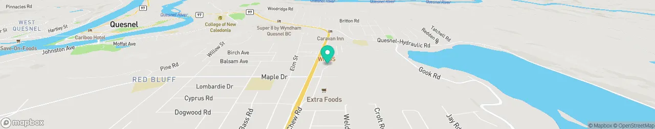 borne de recharge sur la carte