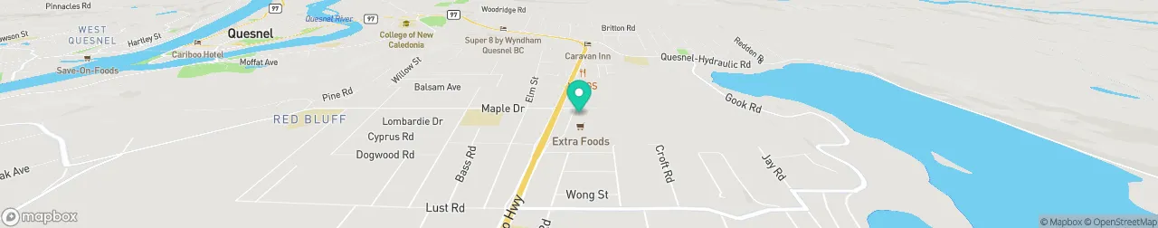 borne de recharge sur la carte