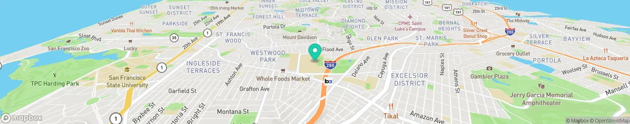 borne de recharge sur la carte