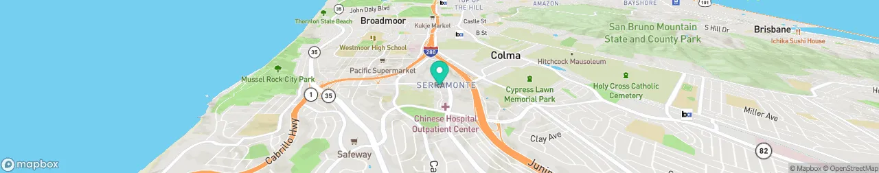 ev charging station on the map