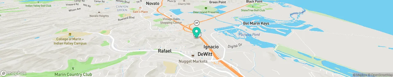 borne de recharge sur la carte