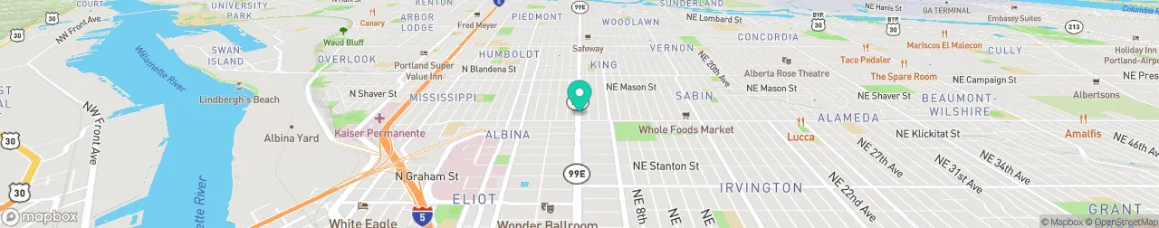 borne de recharge sur la carte