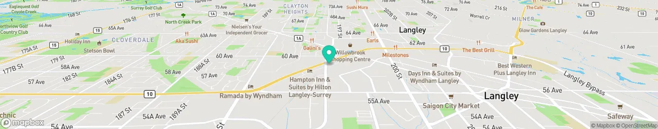 ev charging station on the map