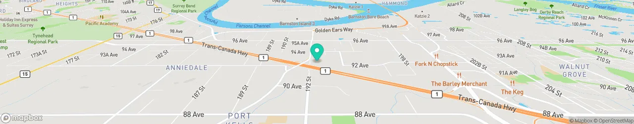 ev charging station on the map