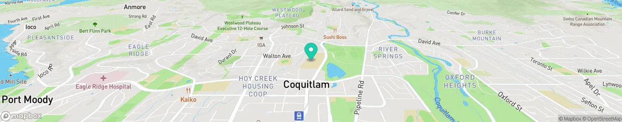 borne de recharge sur la carte