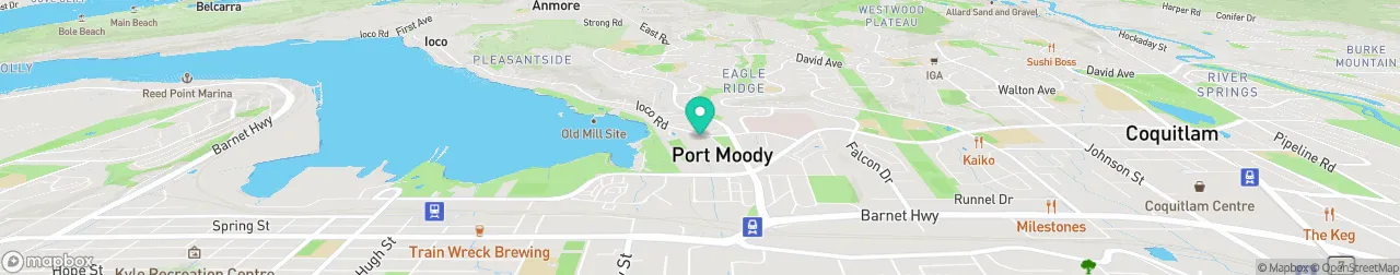 borne de recharge sur la carte