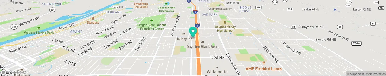 borne de recharge sur la carte