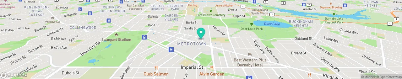 ev charging station on the map