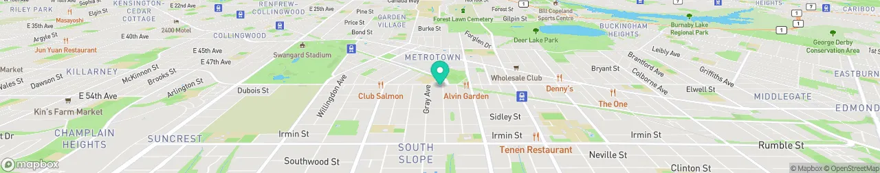 ev charging station on the map