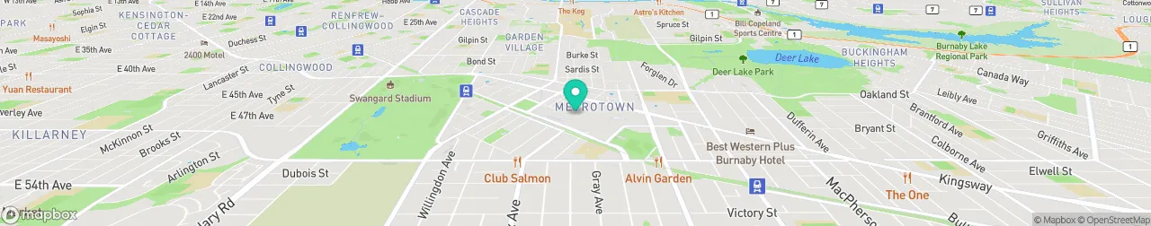 ev charging station on the map