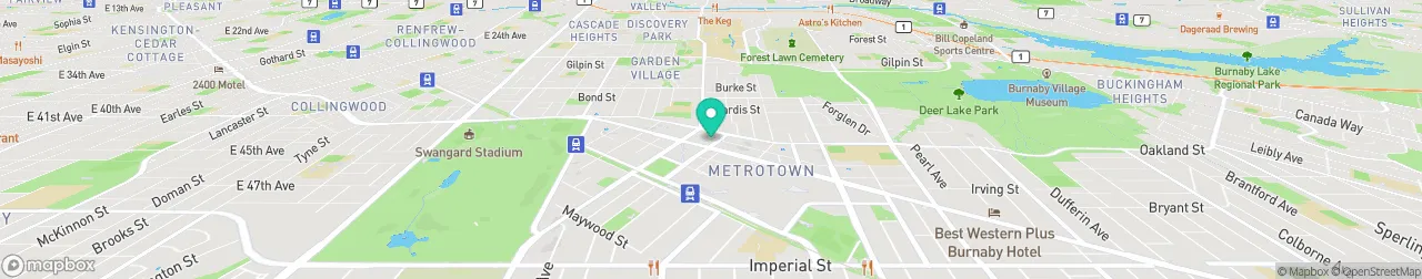 ev charging station on the map