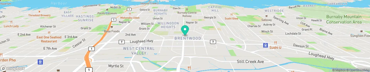 borne de recharge sur la carte