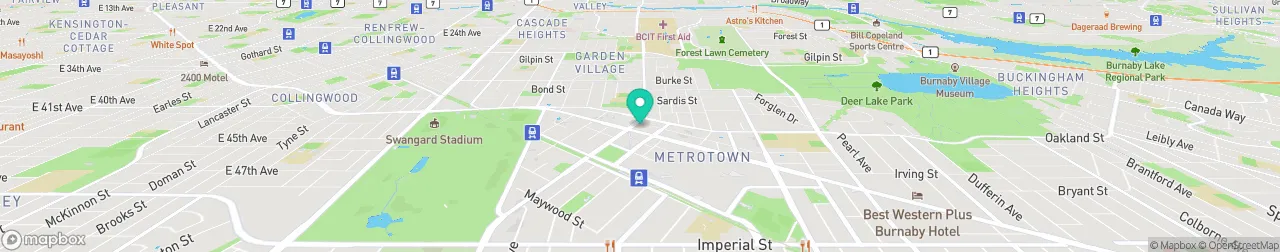 ev charging station on the map