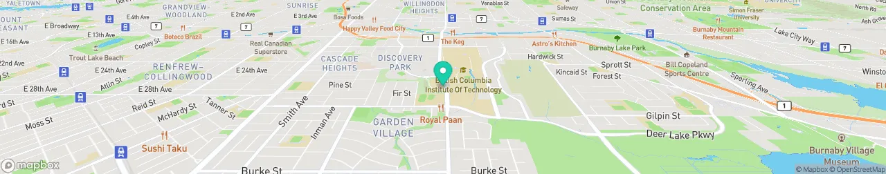 borne de recharge sur la carte