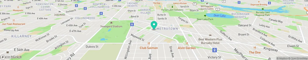 ev charging station on the map