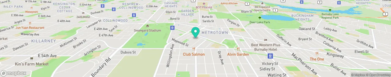 ev charging station on the map