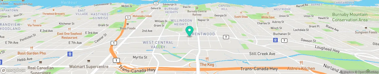 borne de recharge sur la carte