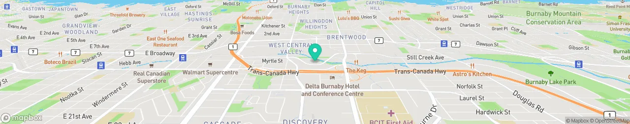 borne de recharge sur la carte