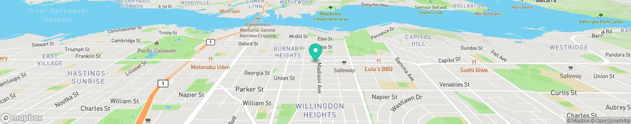 ev charging station on the map