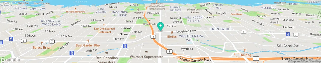 borne de recharge sur la carte