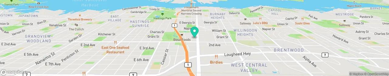 ev charging station on the map