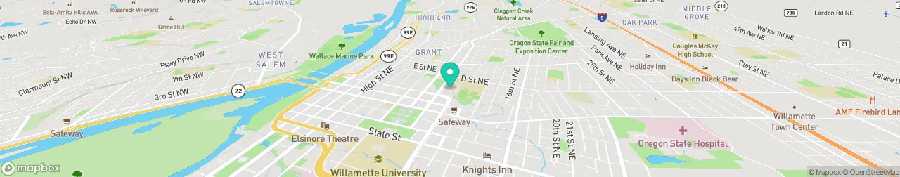 borne de recharge sur la carte