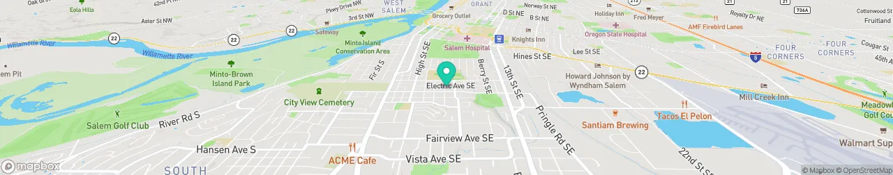 borne de recharge sur la carte