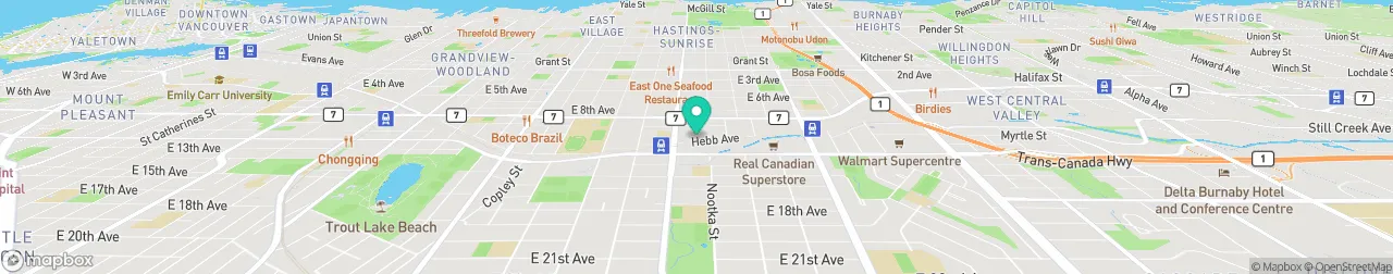 ev charging station on the map