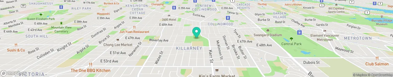 ev charging station on the map